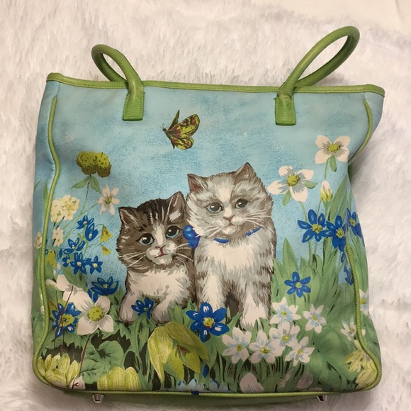 Unknown Handbags - Cats in Field Graphic Beautiful Purse
